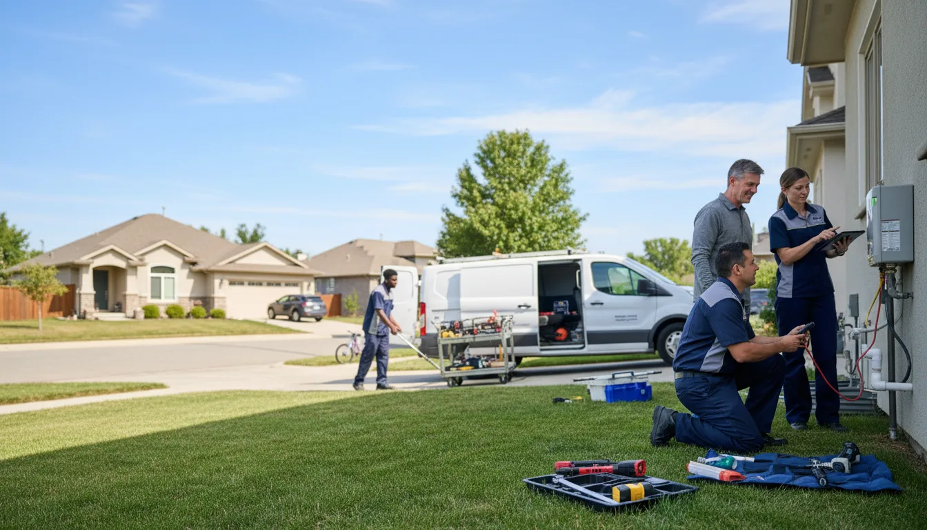 Tankless water heater service in Falls, PA
